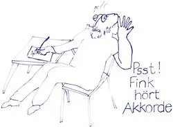 Karikatur: Akkorde